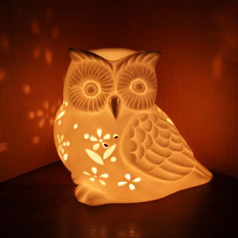 Porcelain Hollow Owl Aromather - Home Fragrance Oils For Oil Burners review and price