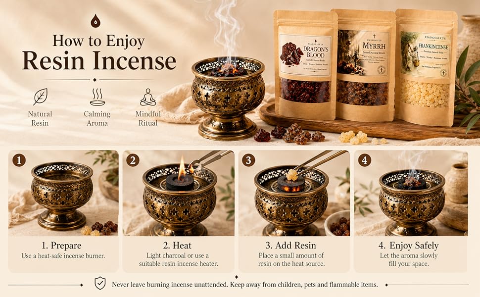 Natural Resin Incense Multi Ty - Home Fragrance Powder review and price